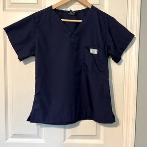 Blue sky navy scrub set